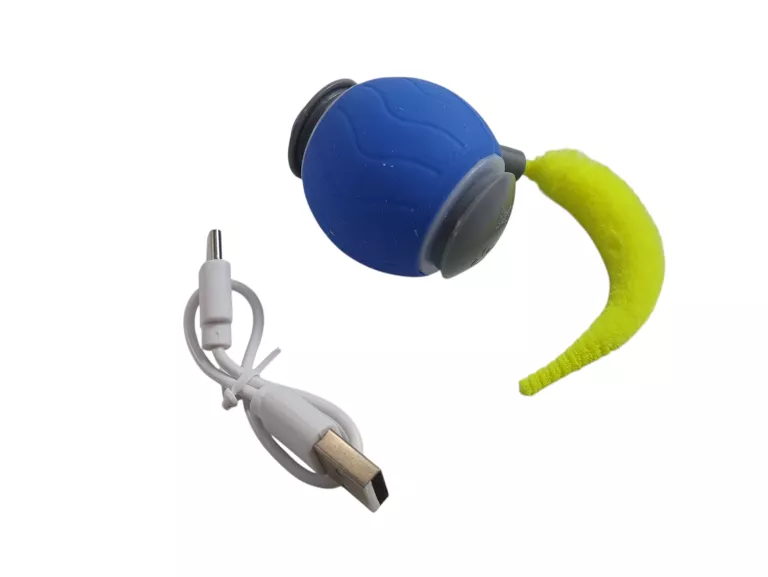 pilka-zabawka-dla-kota-niebieska-najdluzszy-wymiar-60