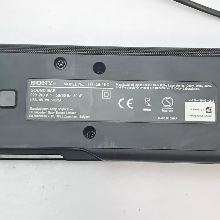 soundbar-sony-ht-sf150-20-120-w-czarny-model-soundbar-sony-ht-sf150-bluetooth-hdmi-arc