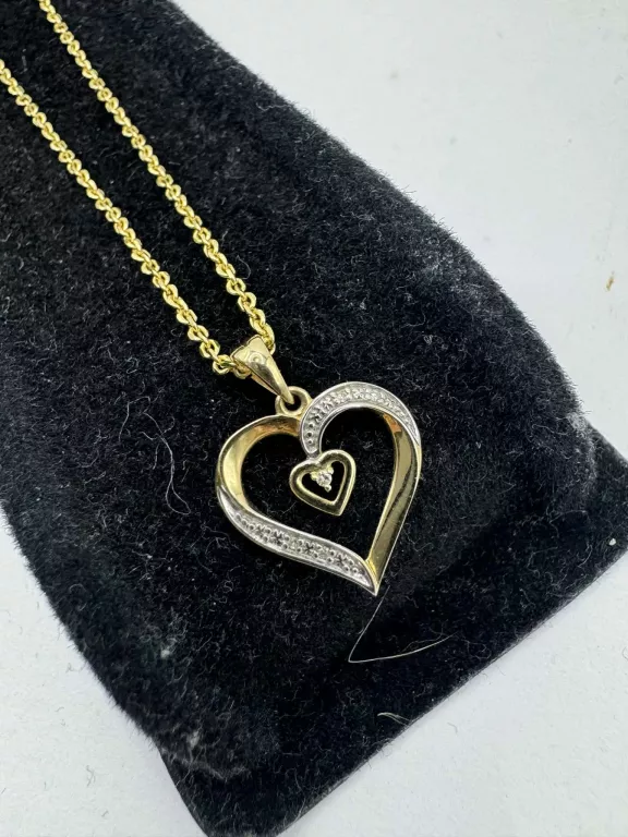 zloty-lancuszek-z-zawieszka-serce-p585-waga-359-g-dl-45-cm-ean-gtin-5905868207941