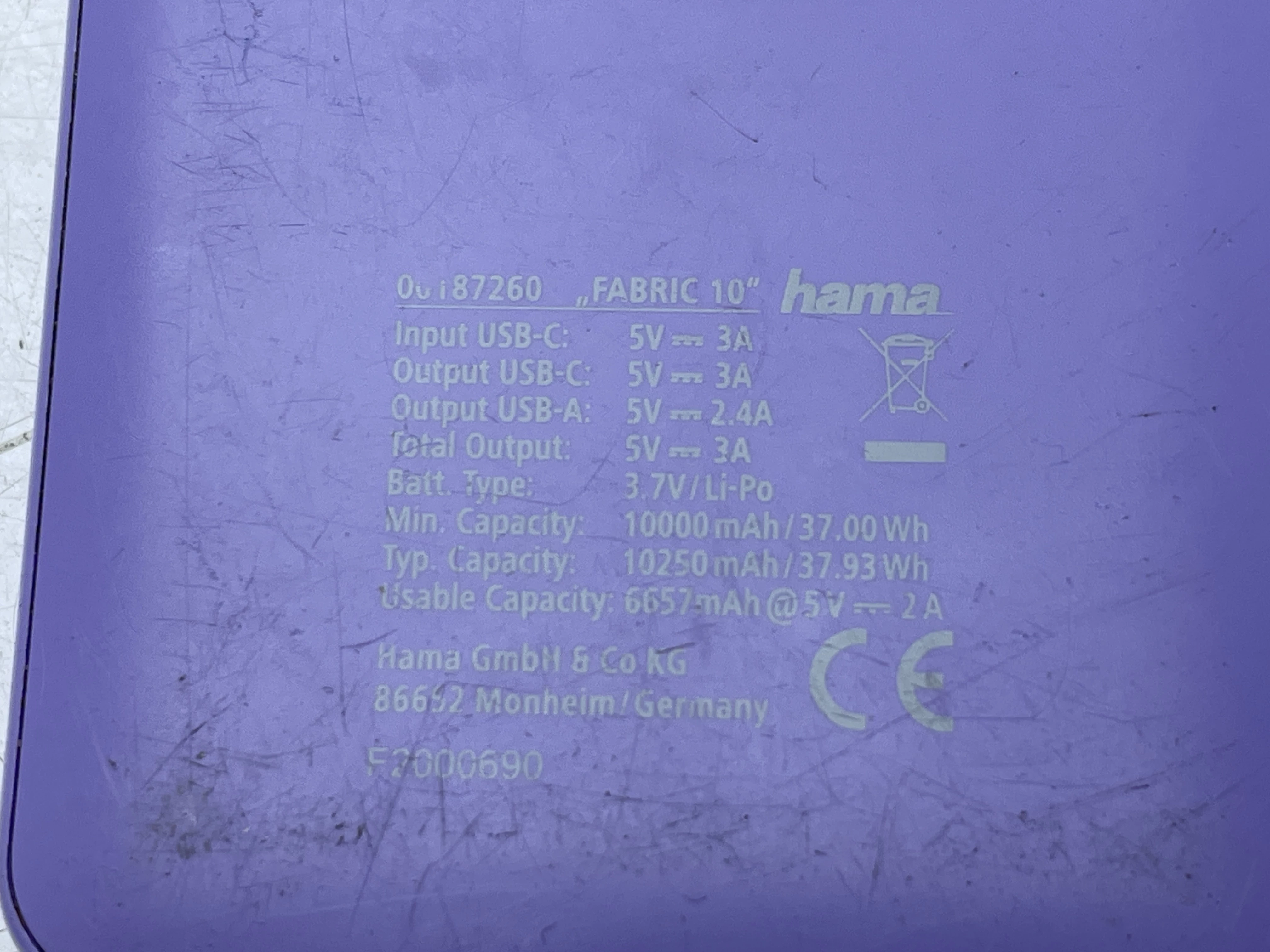 powerbank-hama-fabric-10-10000mah-ean-gtin-4047443486158