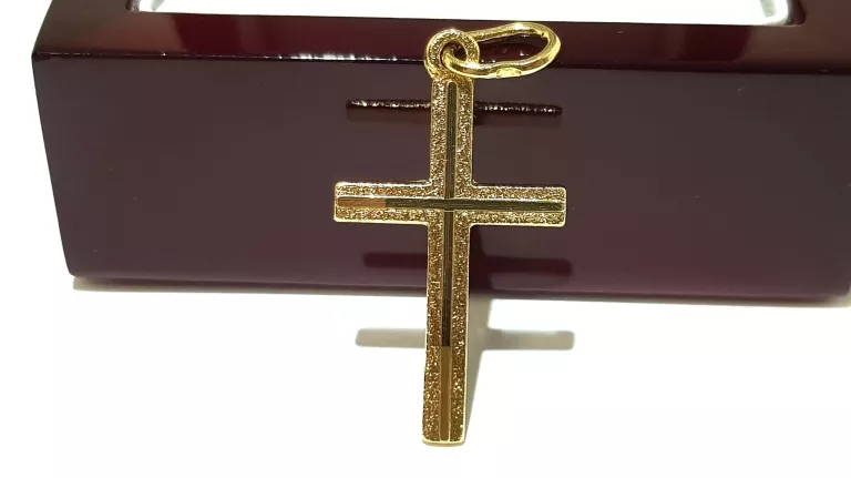 wyrob-jubilerski-uzywany-krzyzyk-pr585-3x17cm-178g-material-15835-2