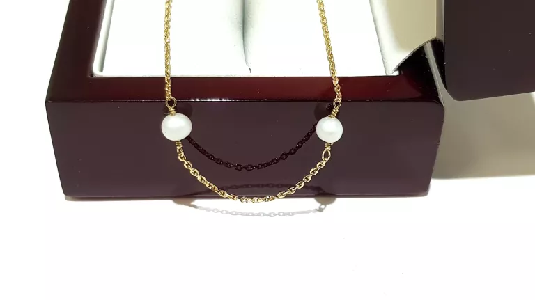 wyrob-jubilerski-uzywany-zloty-lancuszek-ankier-z-perlami-pr585-241g-42cm-material-15835-2