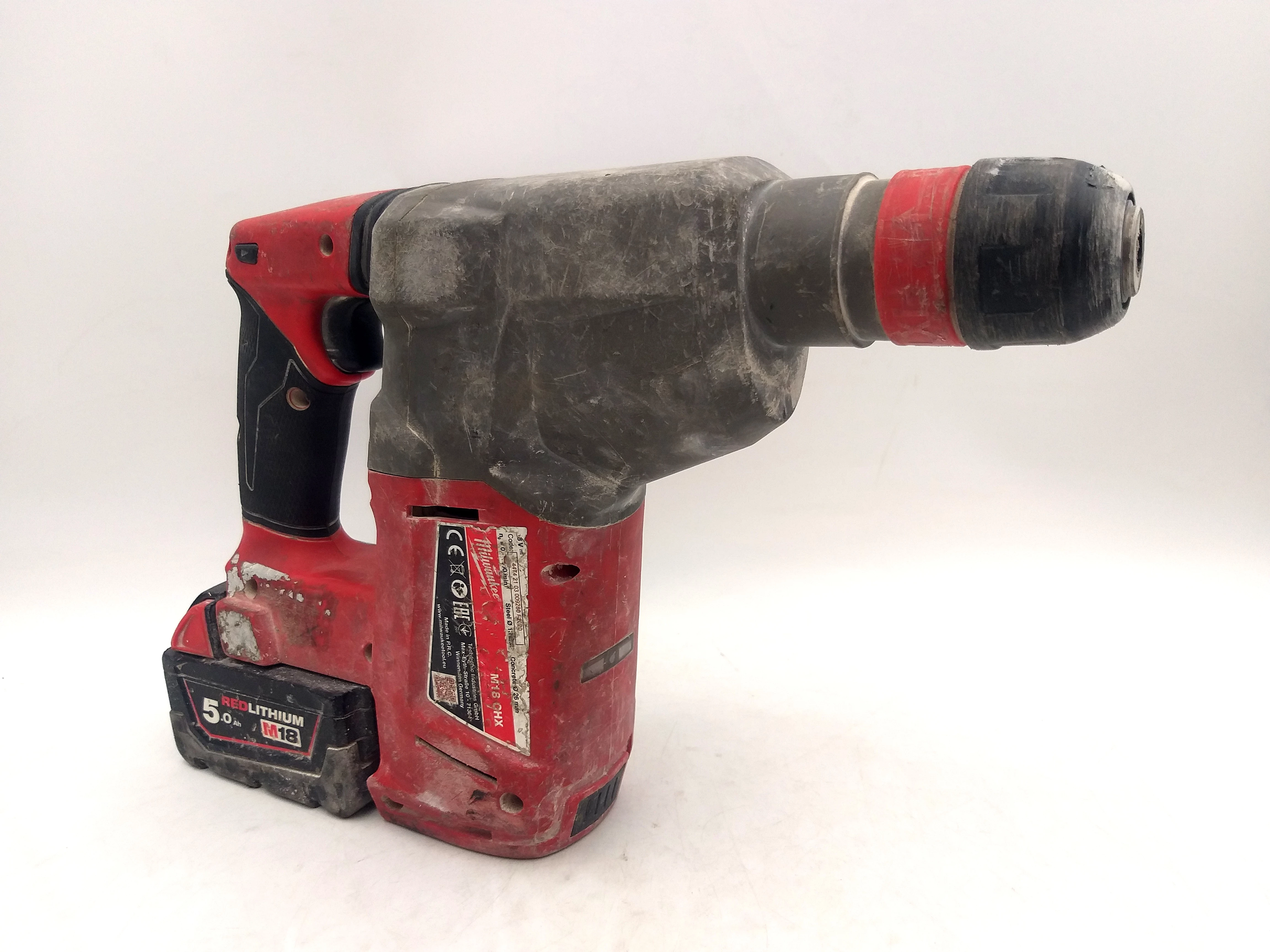 mlot-udarowy-sds-plus-milwaukee-m18-chx-aku-50-ah-stan-11323-2