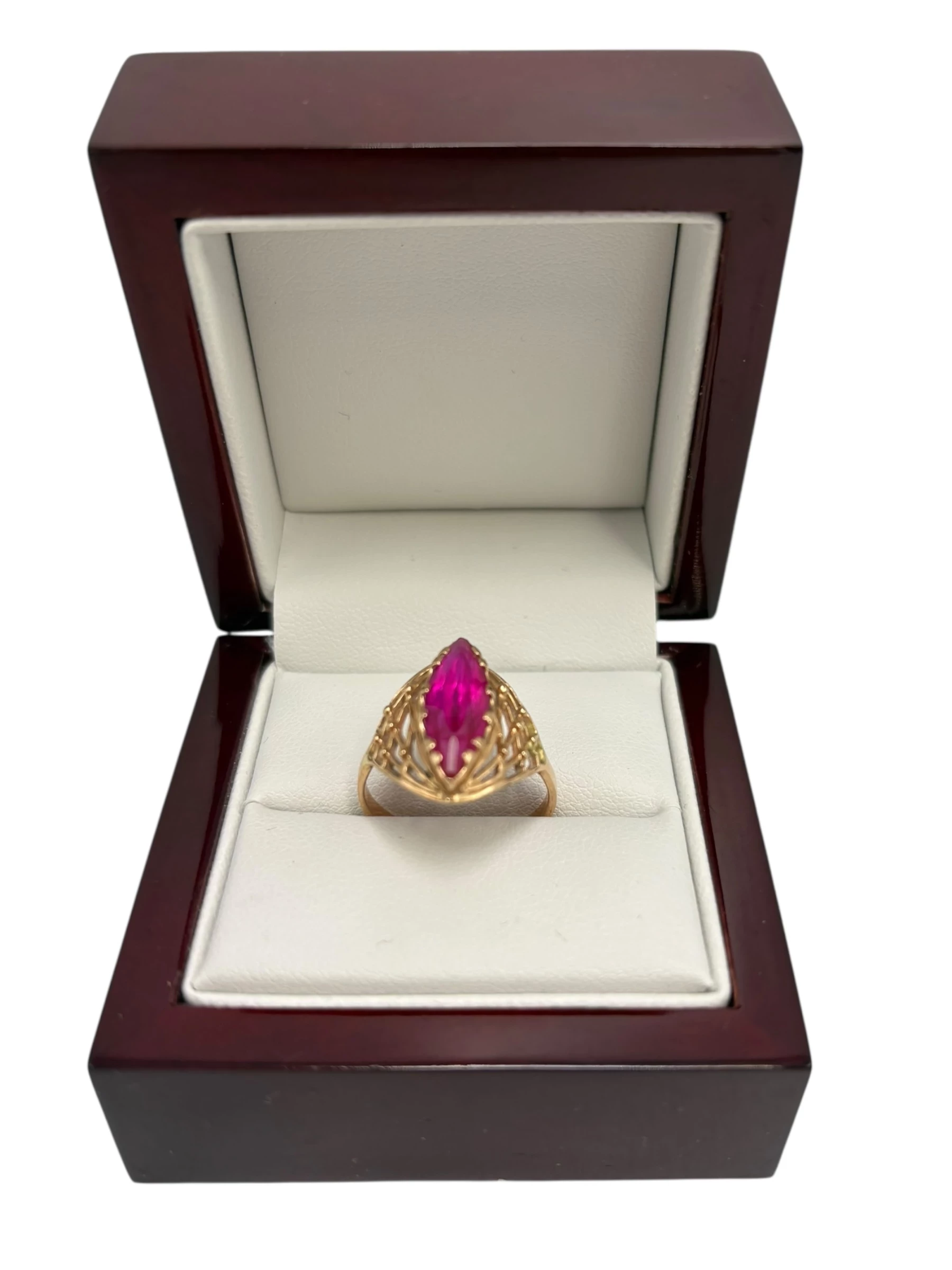 piekny-zloty-pierscionek-z-rozowym-oczkiem-proba-585-rodzaj-2205-2