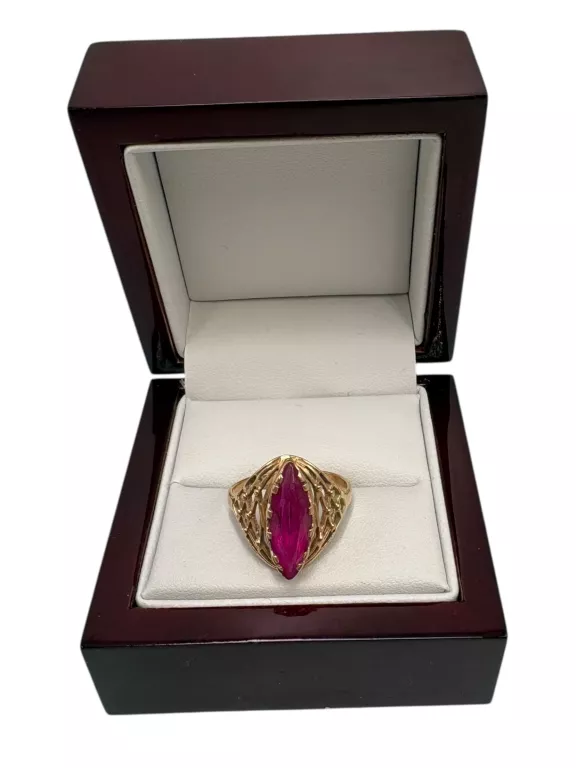 piekny-zloty-pierscionek-z-rozowym-oczkiem-proba-585-marka-248811-958954