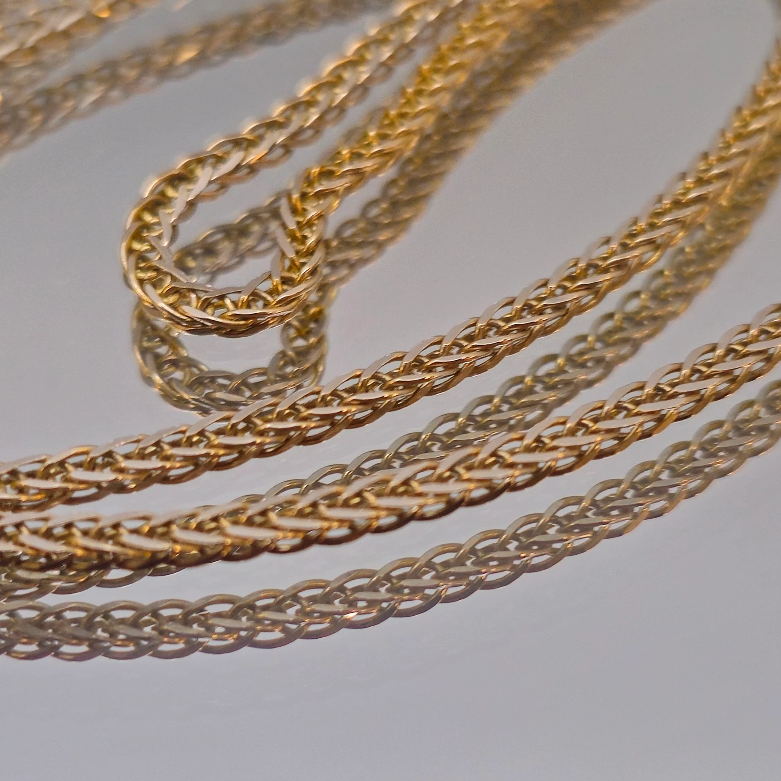 piekny-zloty-lancuszek-lisi-ogon-stan-11323-2