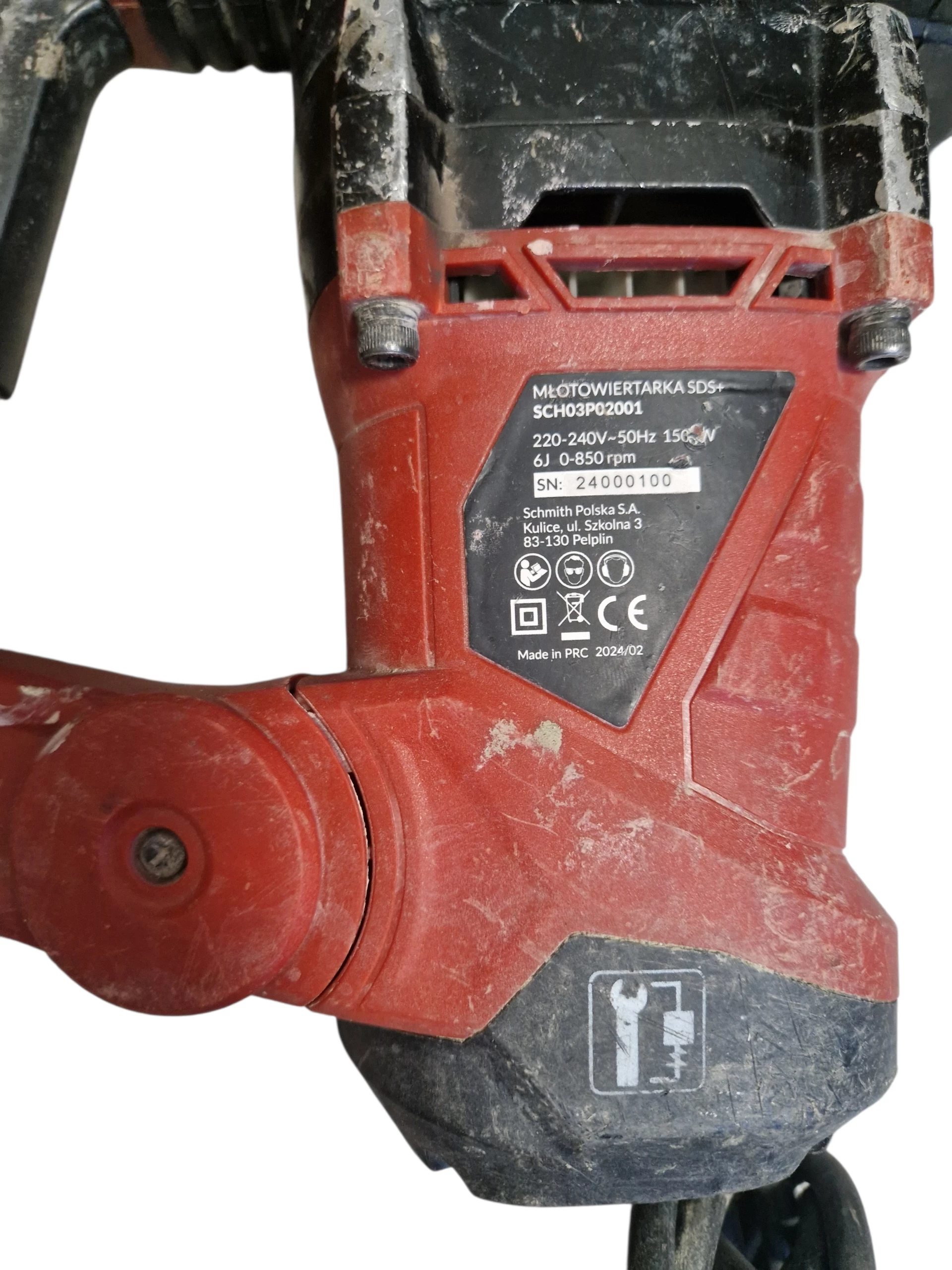 mlot-udarowy-schmith-1500w-6j-sds-sch03p02001-ean-gtin-5902004732527