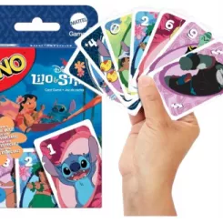 GRA KARTY UNO DISNEY LILO & STITCH, GRA RODZINNA DLA DZIECI 2200163108461