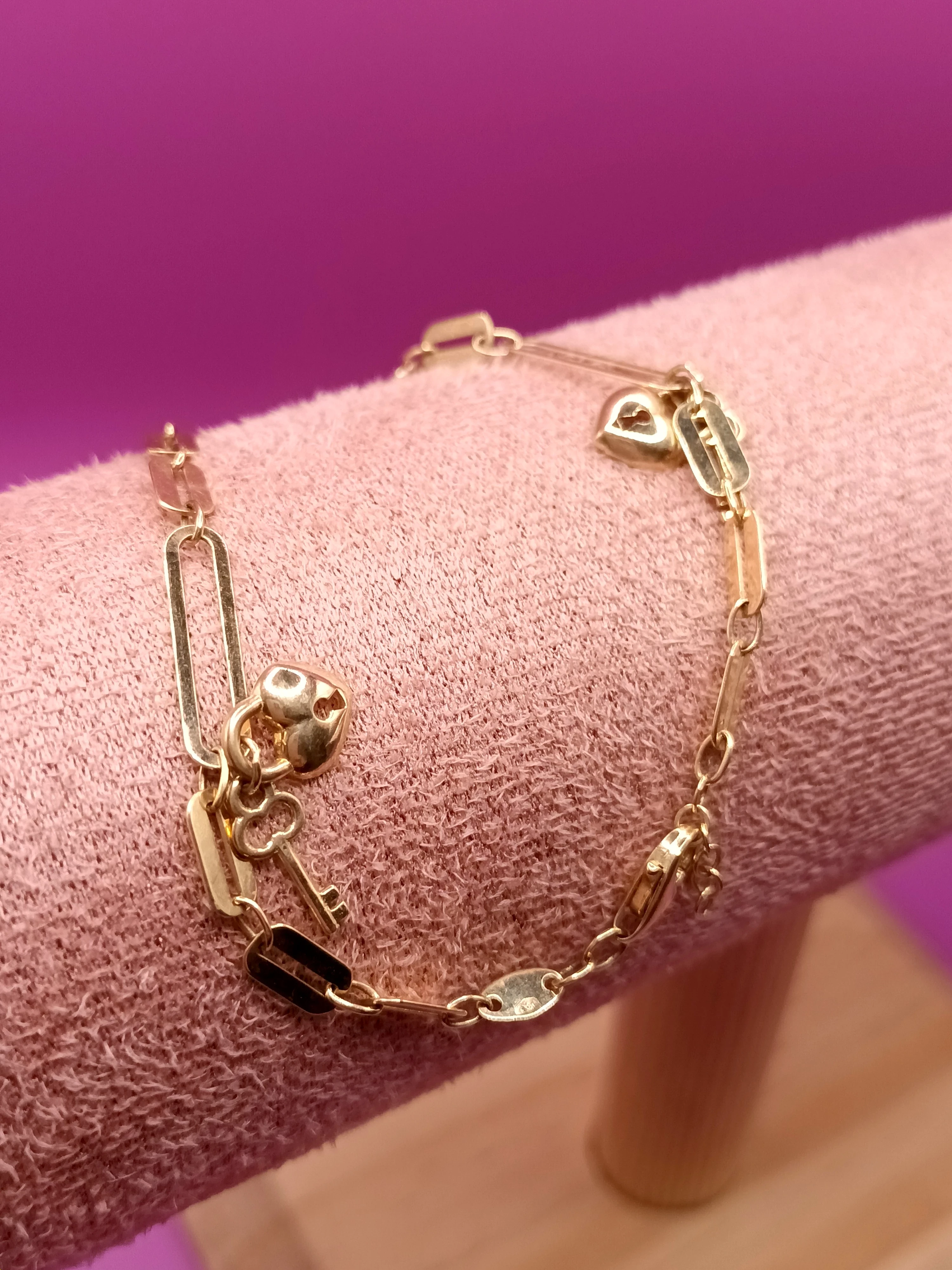 zlota-bransoletka-ankier-serce-z-kluczykiem-422g585-1819-cm-rynek-5-kety