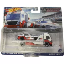 HOTWHEELS PREMIUM TEAM TRANSPORT TOYOTA GR SUPRA AERO LIFT EAN887961906356