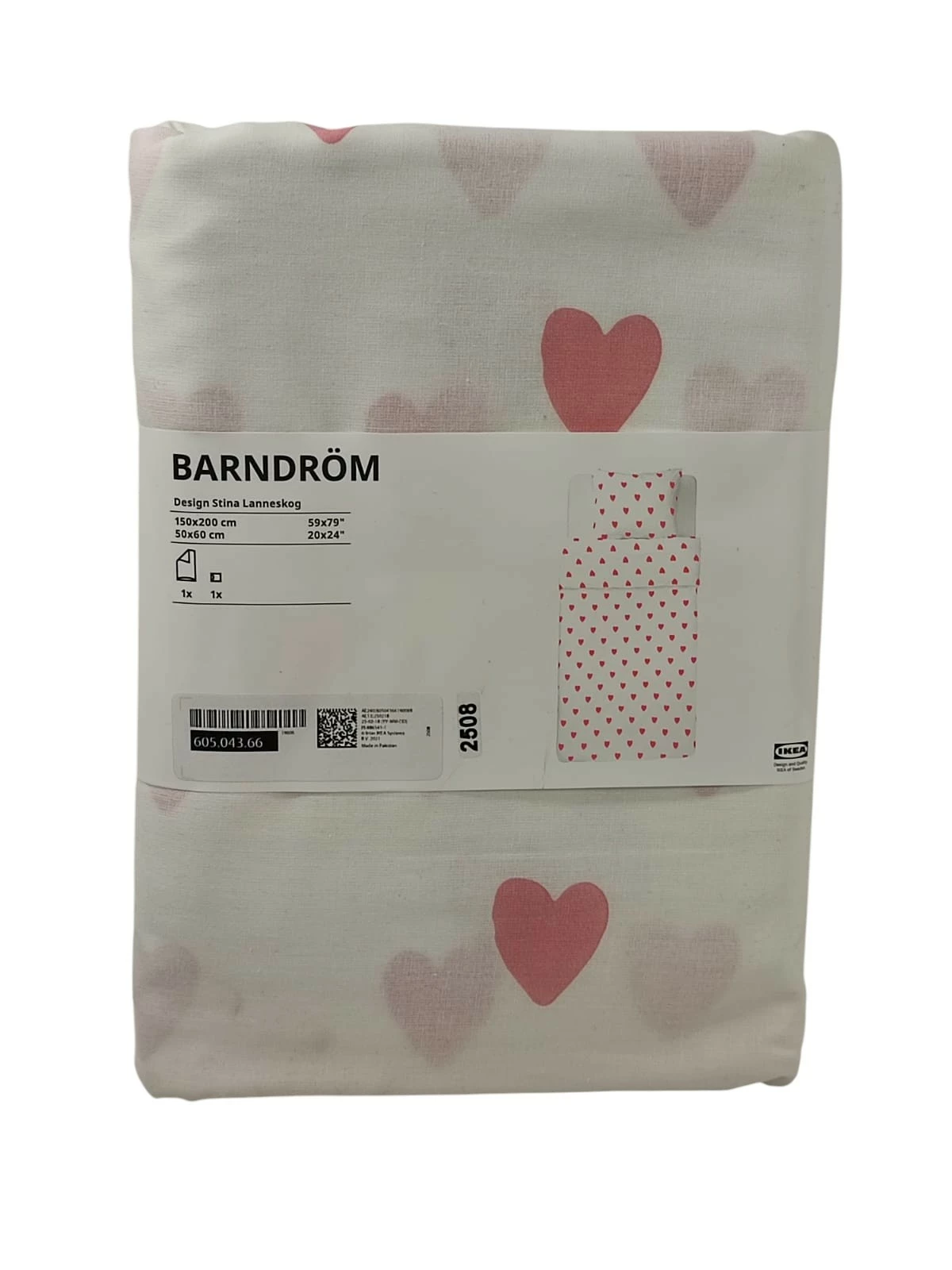 ikea-barndrom-poszwa-na-koldre-i-poszewka-150x200-50x60-cm-wzor-serce-ean-gtin-080605888326