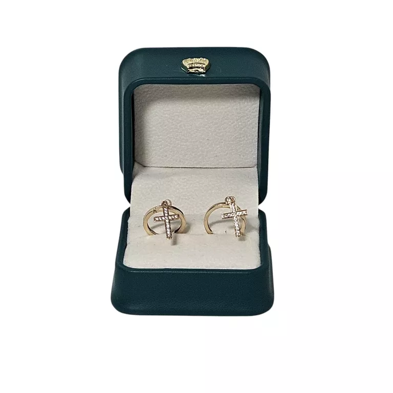 ladne-zlote-kolczyki-kolka-z-krzyzykami-311g-585-stan-11323-2