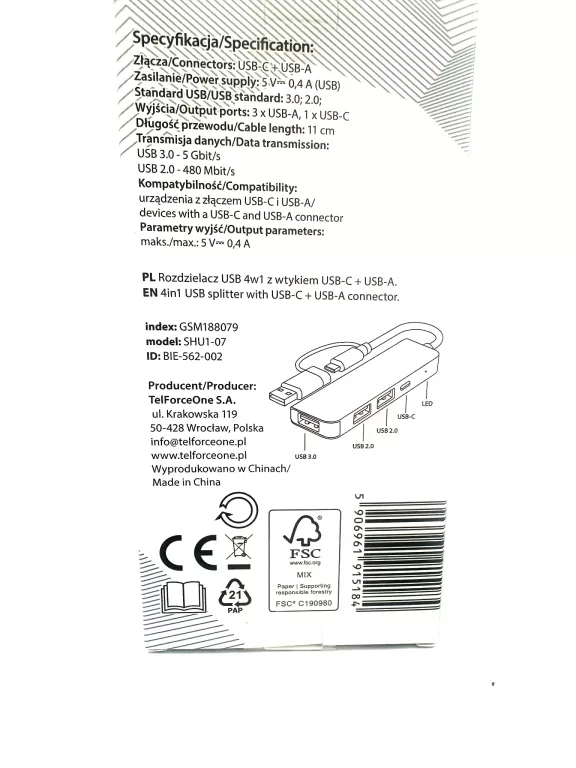 rozdzialacz-hub-4-w-1-ean-gtin-5906961915184