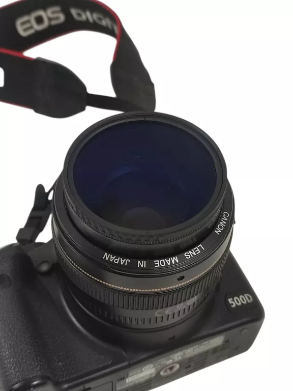 aparat-lustrzanka-canon-eos-500d-canon-ef-50mm-f14-usm-ultrasonic-model-eos-500d