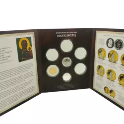 MEDAL CUDOWNE WIZERUNKI MATKI BOŻEJ + KORONACJA CHROBREGO