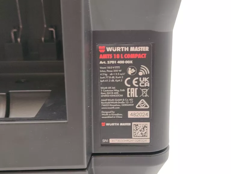 odkurzacz-bezprzewodowy-wurth-master-amts-18-l-compact-jak-nowy-wydatek-powietrza-2000