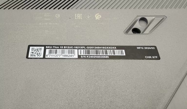 laptop-msi-thin-15-i5-12450h-32512gb-rtx3050-zasilacz-ean-gtin-6910012309364