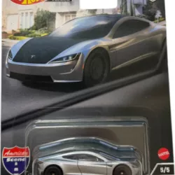 HOT WHEELS PREMIUM CAR CULTURE TESLA ROADSTER AMERICAN SCENE 5/5