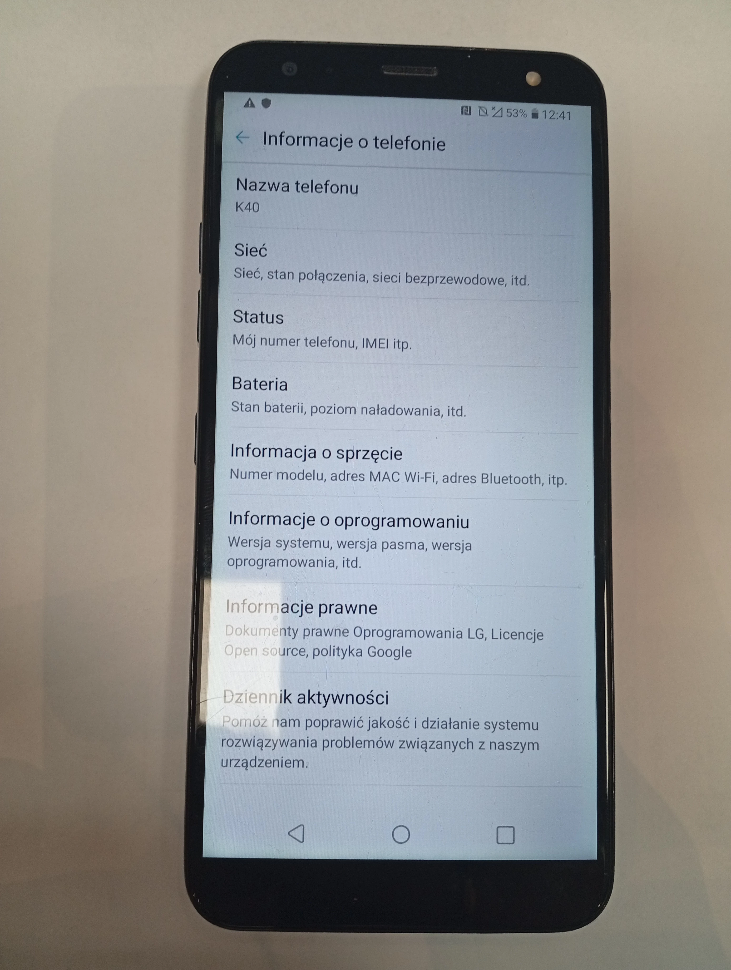 telefon-lg-k40-wroclawska-80-legnica