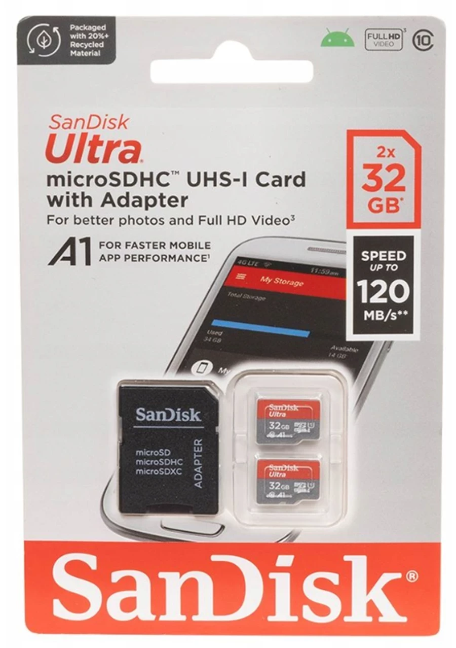 sandisk-32gb-x2-micro-sd-hc-class-10-ultra-120mbs-a1-619659184179-obornicka-59-sj-wroclaw