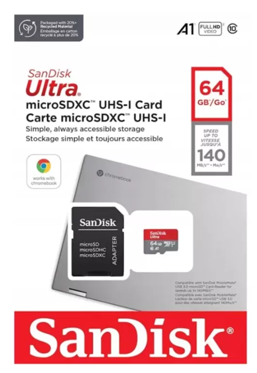karta-sandisk-ultra-64-gb-micro-sdxc-uhs-i-adapter-sd-619659200435-obornicka-59-sj-wroclaw