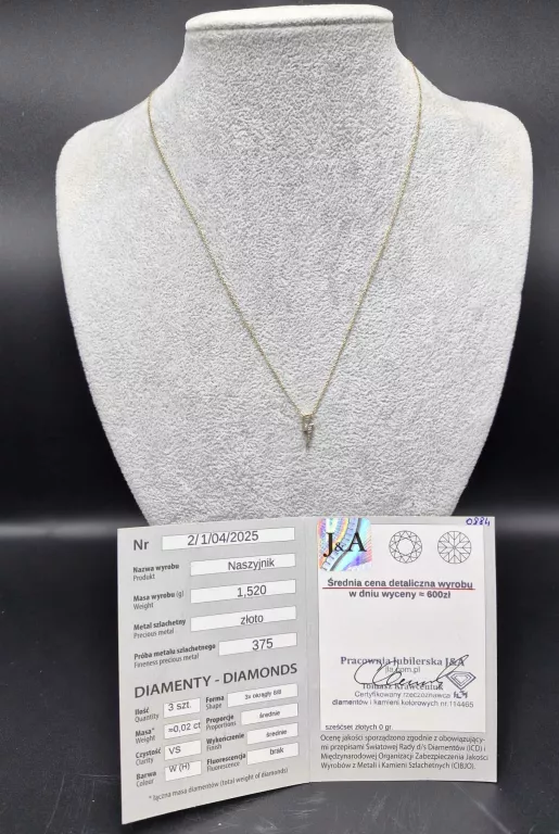wyrob-jubilerski-uzywany-zloto-lancuszek-z-zawieszka-paderewskiego-47-kielce