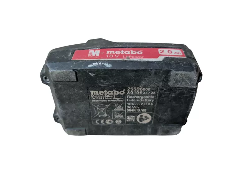 akumulator-metabo-20ah-18v-ean-gtin-4007430249227