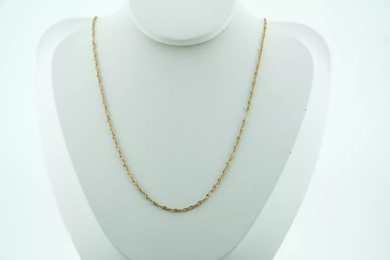 fajny-zloty-lancuszek-singapur-ze-zlota-333-do-zawieszki-49-cm-stan-11323-2