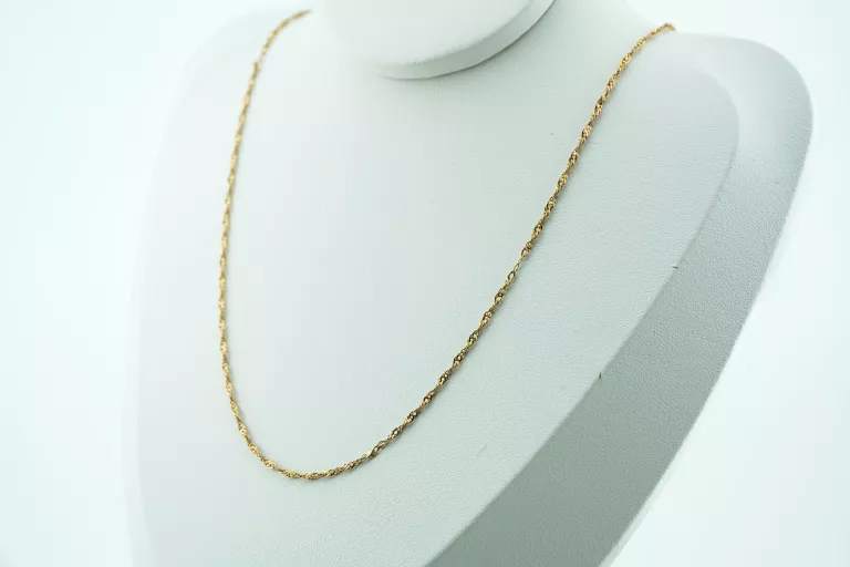 fajny-zloty-lancuszek-singapur-ze-zlota-333-do-zawieszki-49-cm-dlugosc-calkowita-49