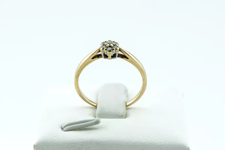 piekny-pierscionek-z-7-brylantami-09ct-zolte-zloto-585-rozm-15-zareczyny-kamien-17088-8