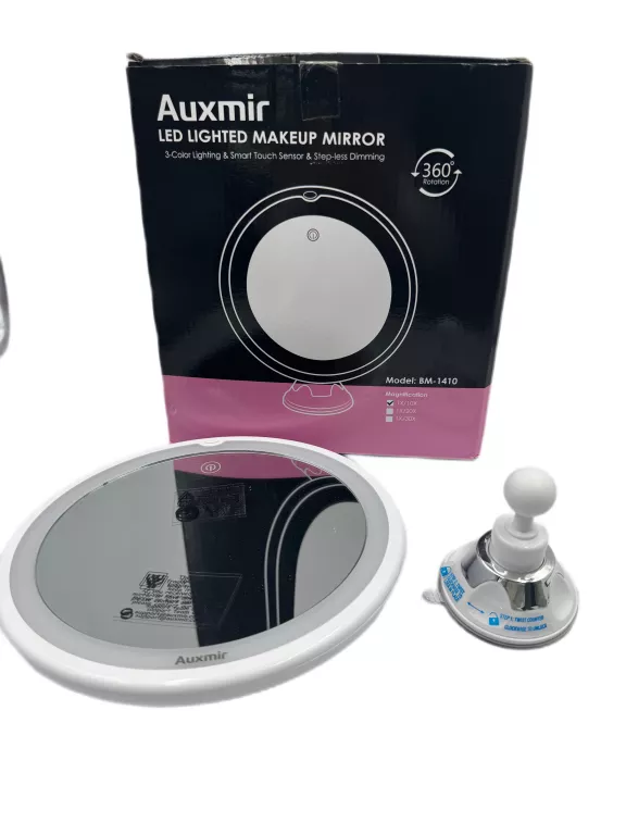 lusterko-do-makijazu-auxmir-bm-1410-z-lampkami-10x-powiekszenie-lustro-18c-ean-gtin-5906236500534