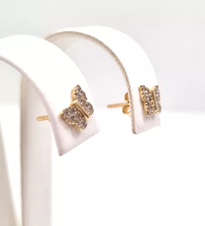 kolczyki-z-zoltego-zlota-585-motylki-stan-11323-2