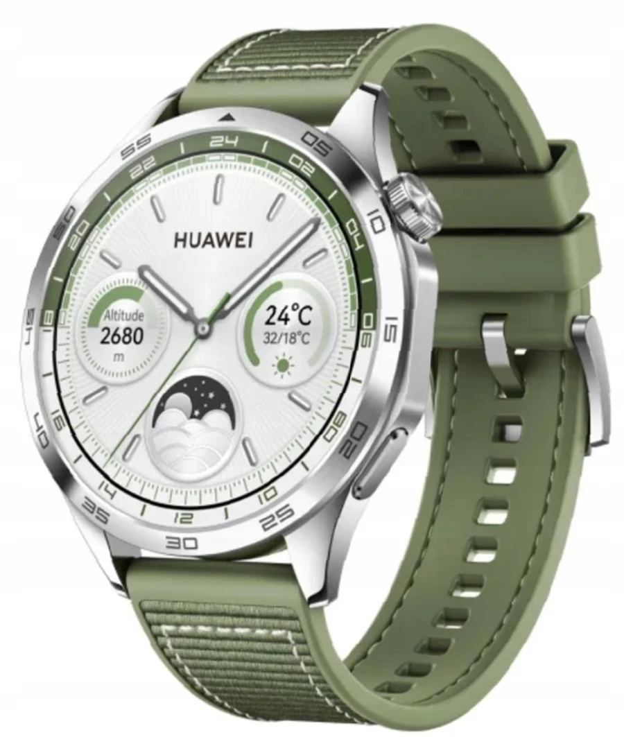 huawei-watch-gt-4-46mm-srebrny-elegancki-pasek-zielony-kosciuszki-159-wroclaw-gracja