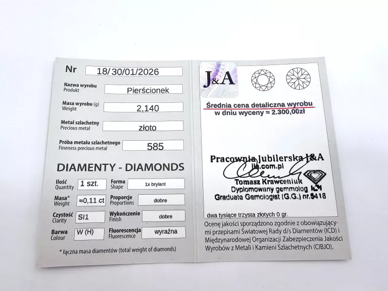 zloty-pierscionek-z-diamentem-011ct-pr585-r13-217g-rodzaj-2205-2