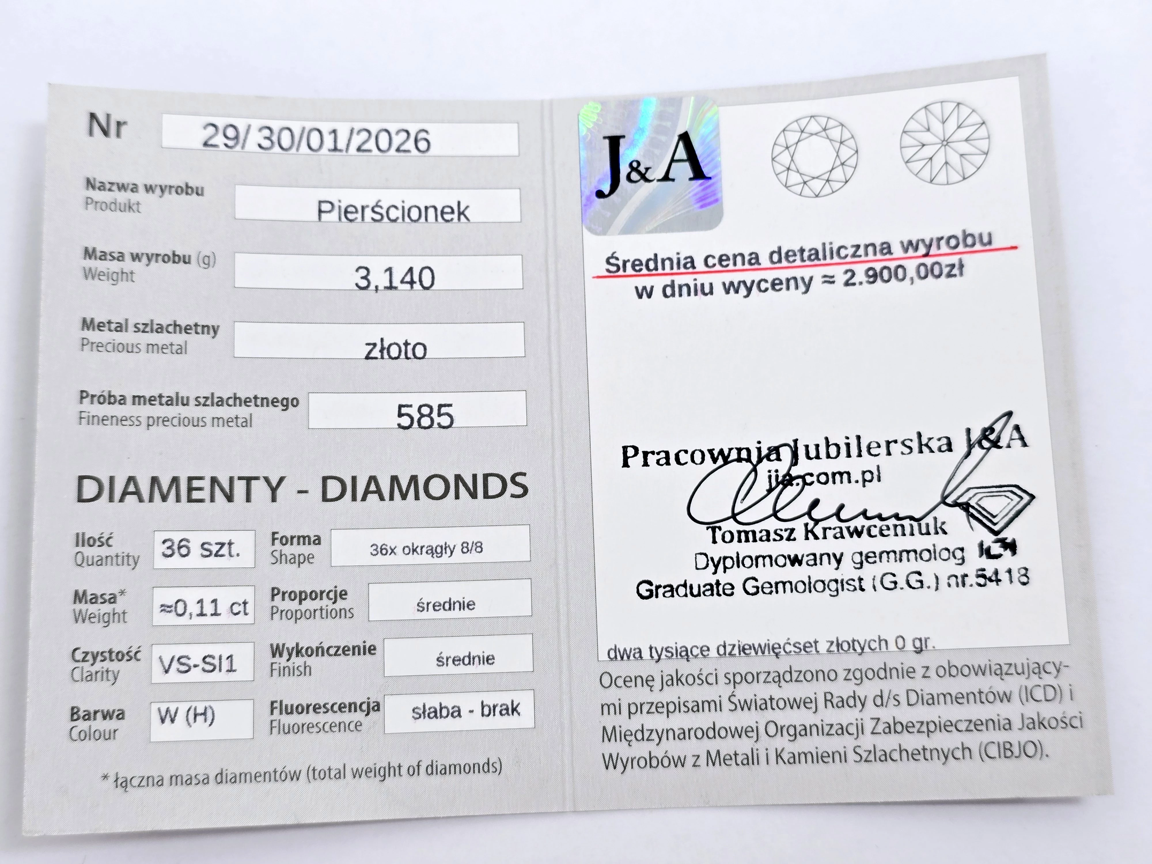 zloty-pierscionek-z-diamentami-011ct-pr585-r20-314g-stan-11323-2