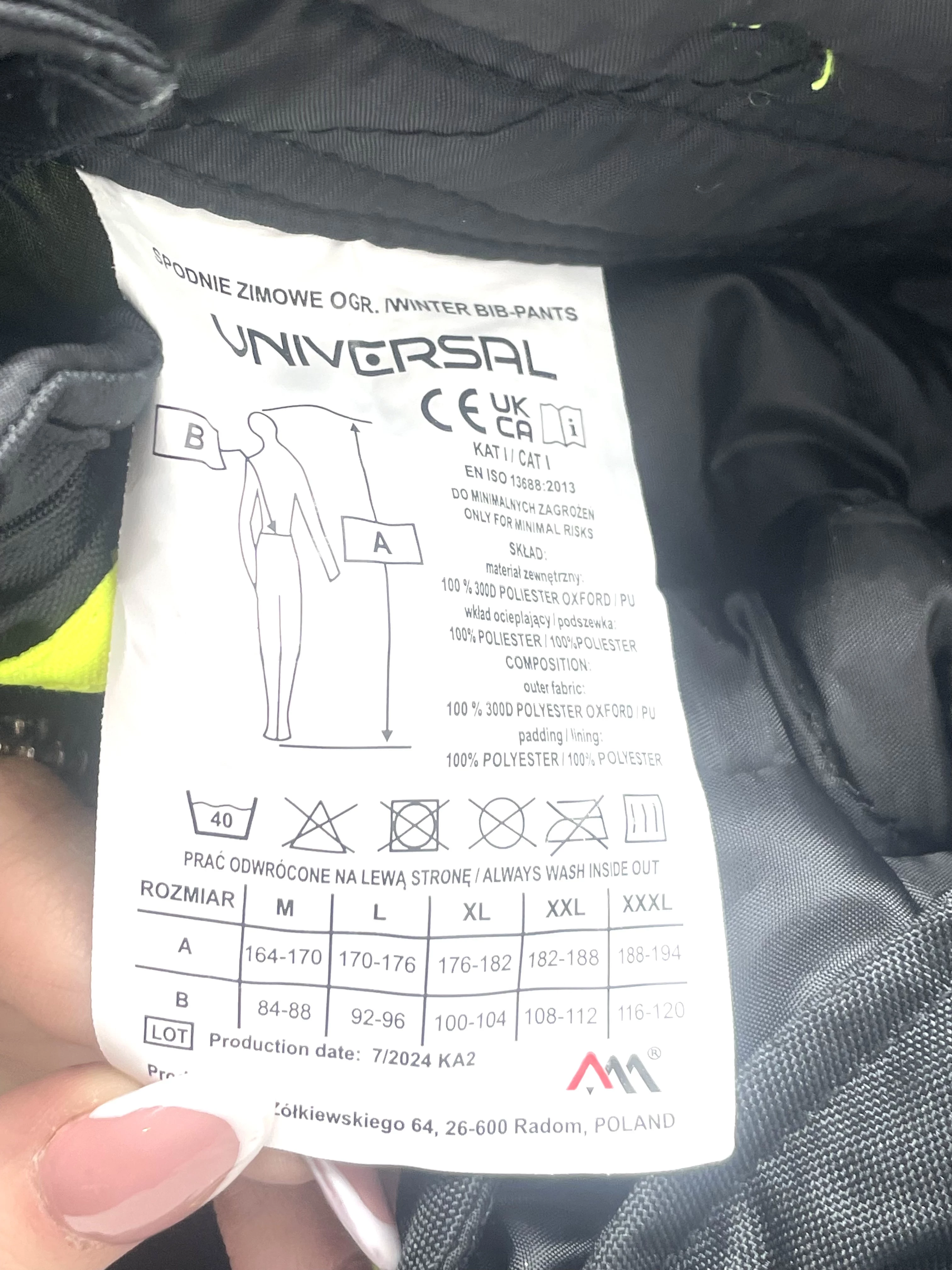 artmas-spodnie-ogrodniczki-ocieplane-robocze-z-odblaskami-universal-m-ean-gtin-5907791448873