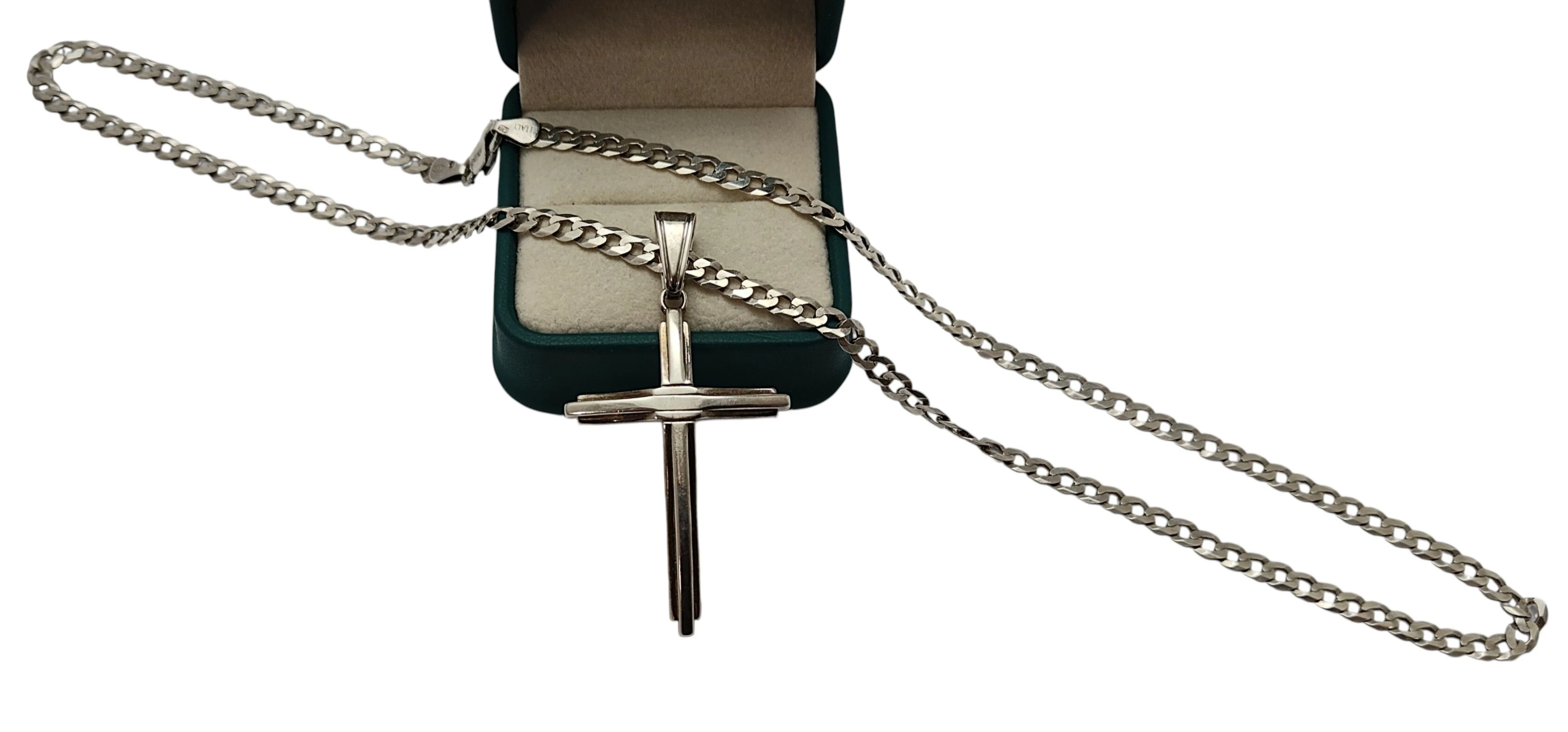 piekny-srebrny-lancuszek-z-krzyzykiem-1994-g-925-57-cm-dlugosc-calkowita-57