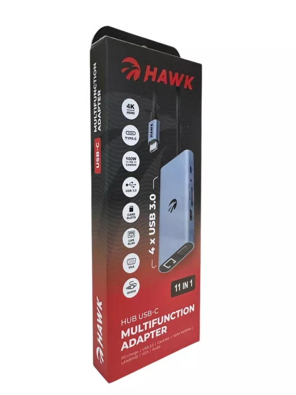 hub-adapter-usb-c-hawk-hw-hub1101-11w1-4xusb-30-hdmi-4k-rj45-krupnicza-3-wroclaw