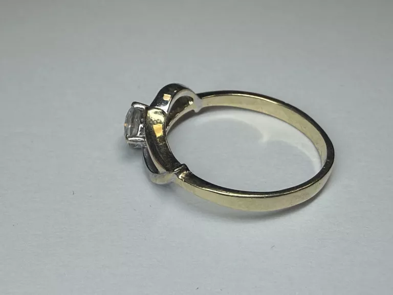 zloty-pierscionek-585-z-biala-cyrkonia-rozmiar-16-stan-11323-2