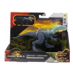JURASSIC WORLD FIGURKA ATAKUJĄCY NANOTYRANNUS JGB80