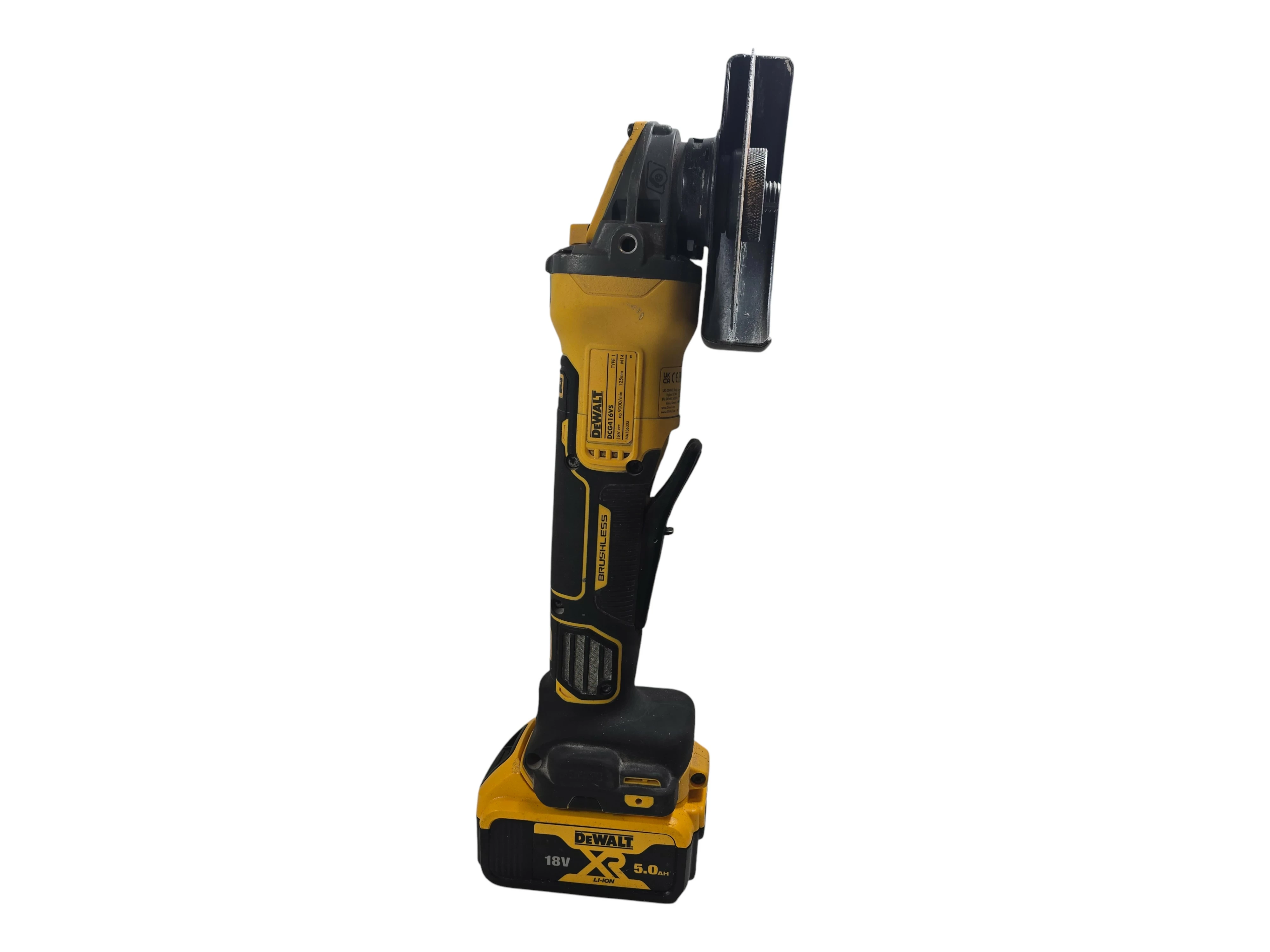 szlifierka-katowa-dewalt-dcg416vs-akumulator-50ah-dcb184-ean-gtin-5035048791493