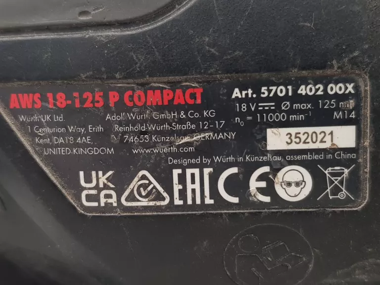 akumulatorowa-szlifierka-katowa-wurth-master-aws-18-125p-aku-40ah-ean-gtin-4056807942995