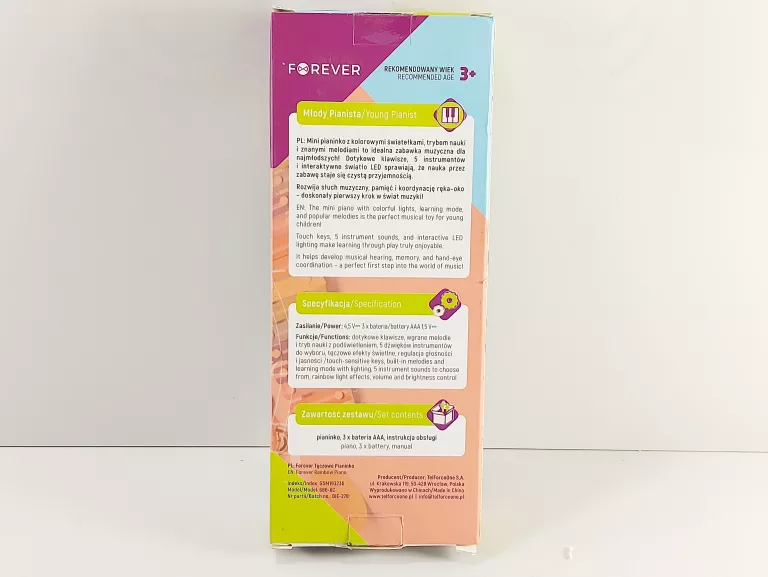 mini-pianinko-teczowe-pianinko-forever-ean-gtin-5907504517919