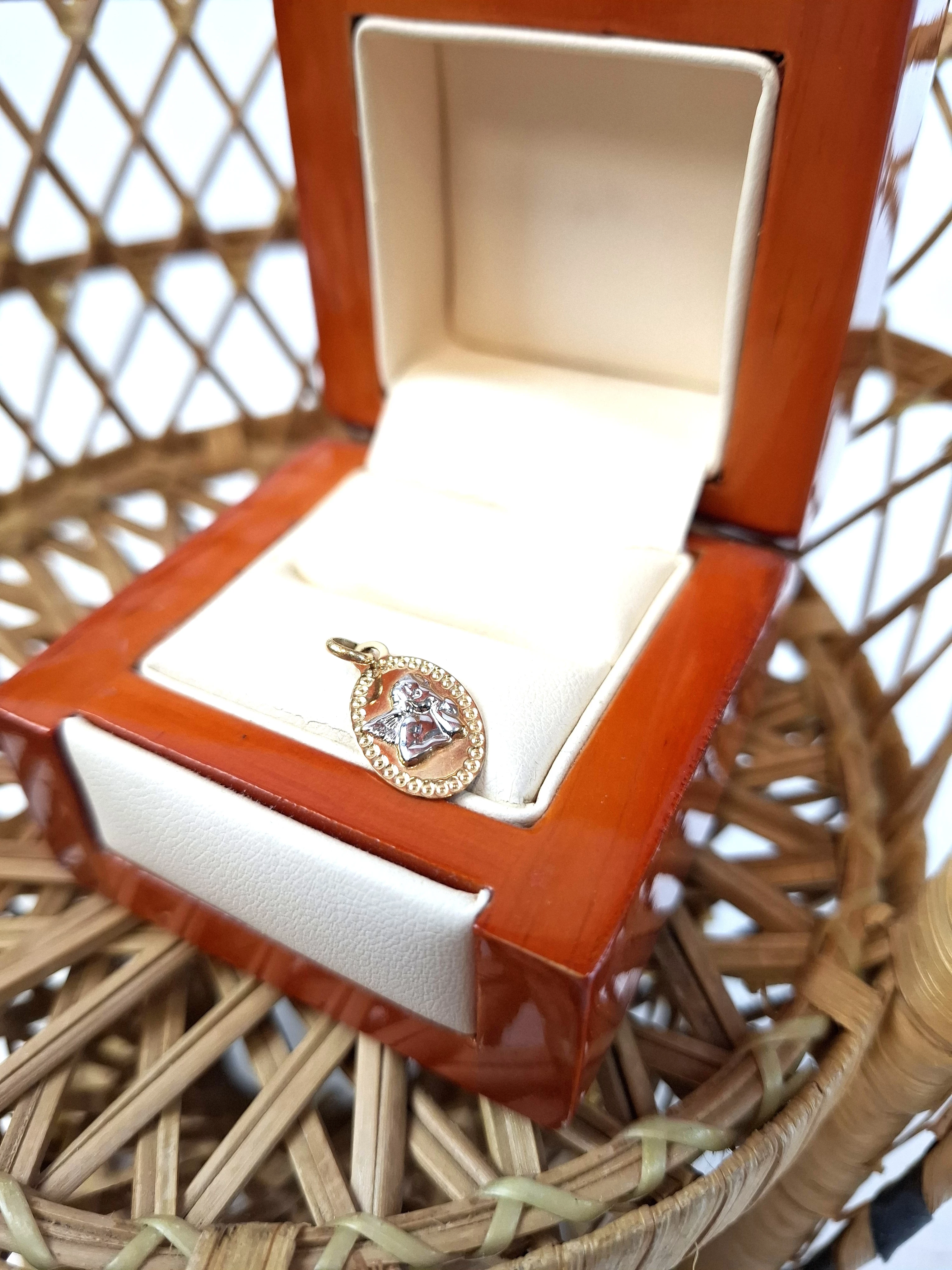 wyrob-jubilerski-uzywany-zlota-zawieszka-medalik-z-aniolkiem-054g-333-gorzowska-1-kostrzyn-nad-odra