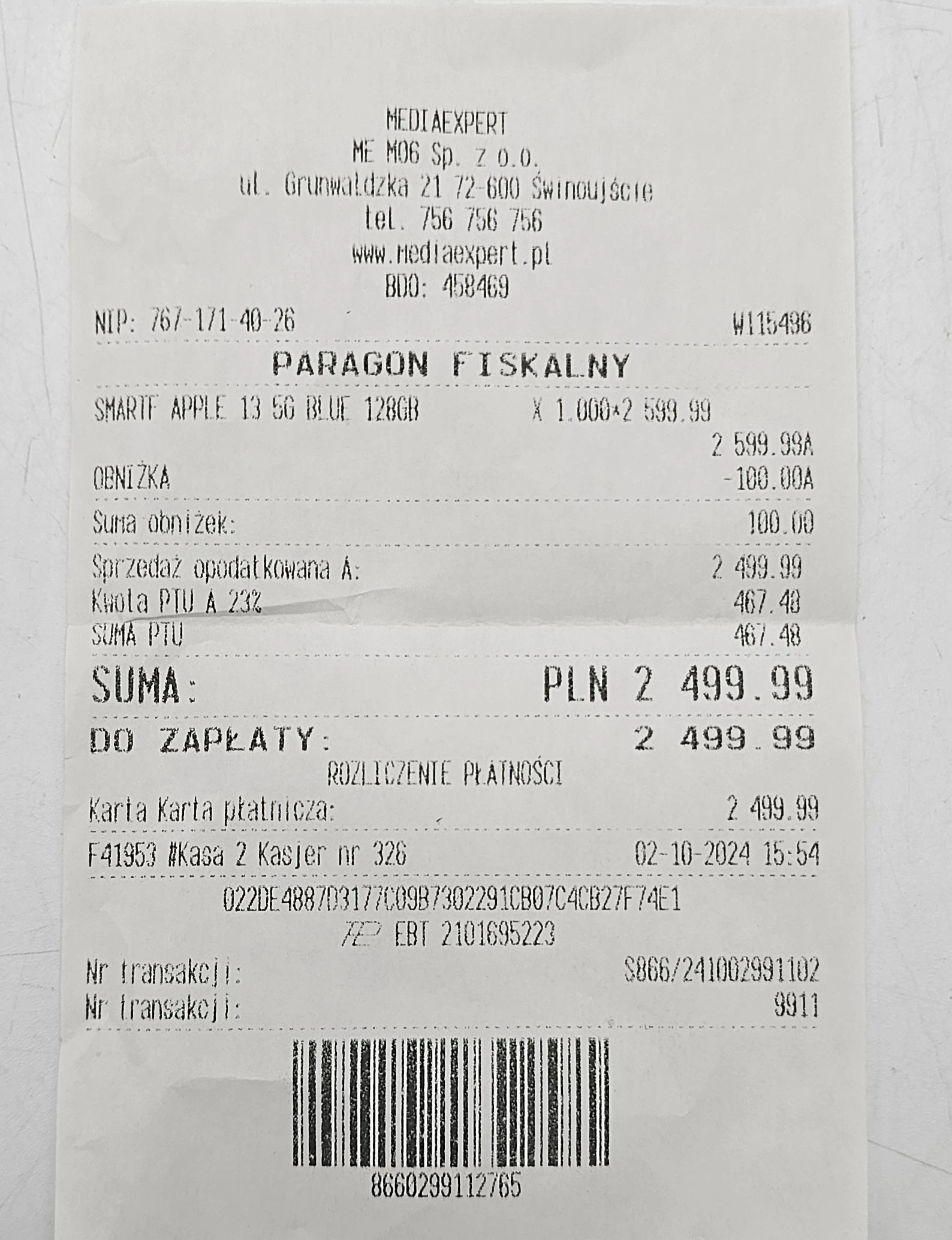 telefon-apple-iphone-13-4128gb-bateria-90-komplet-ean-gtin-194252708262