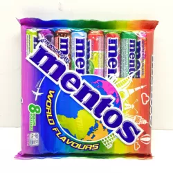 MENTOS WORLD FLAVOURS 8 RÓŻNYCH SMAKÓW 03/2028  8X37,5G