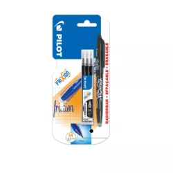 PIÓRO KULKOWE FRIXION PILOT CZARNY 0.7 + WKŁADY 3 SZT.