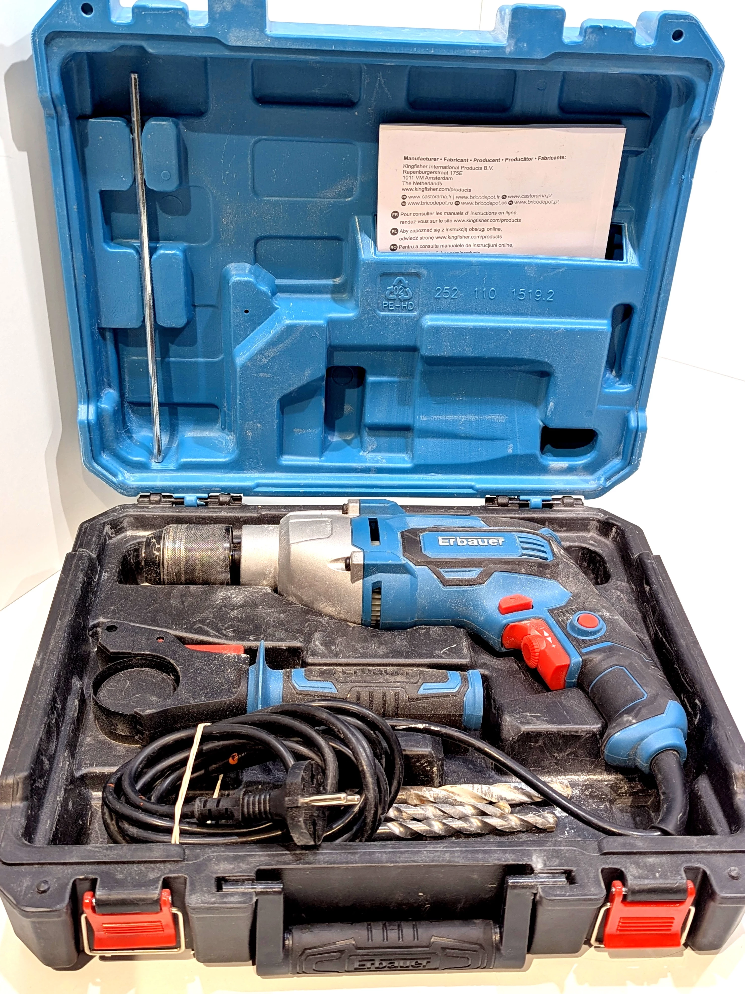 wiertarka-udarowa-erbauer-230-v-650-w-walizka-mlodziencza-1-warszawa
