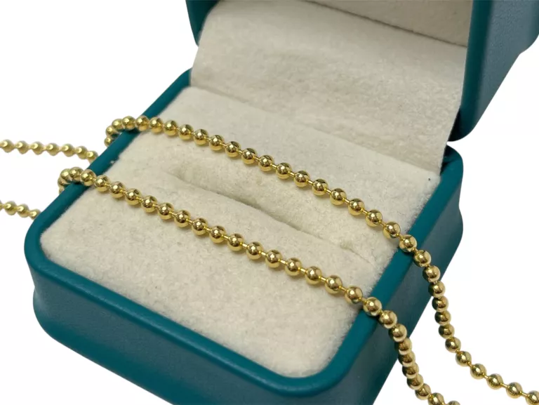 efektowny-zloty-lancuszek-kulki-1067g-proba-585-45cm-dlugosc-calkowita-45