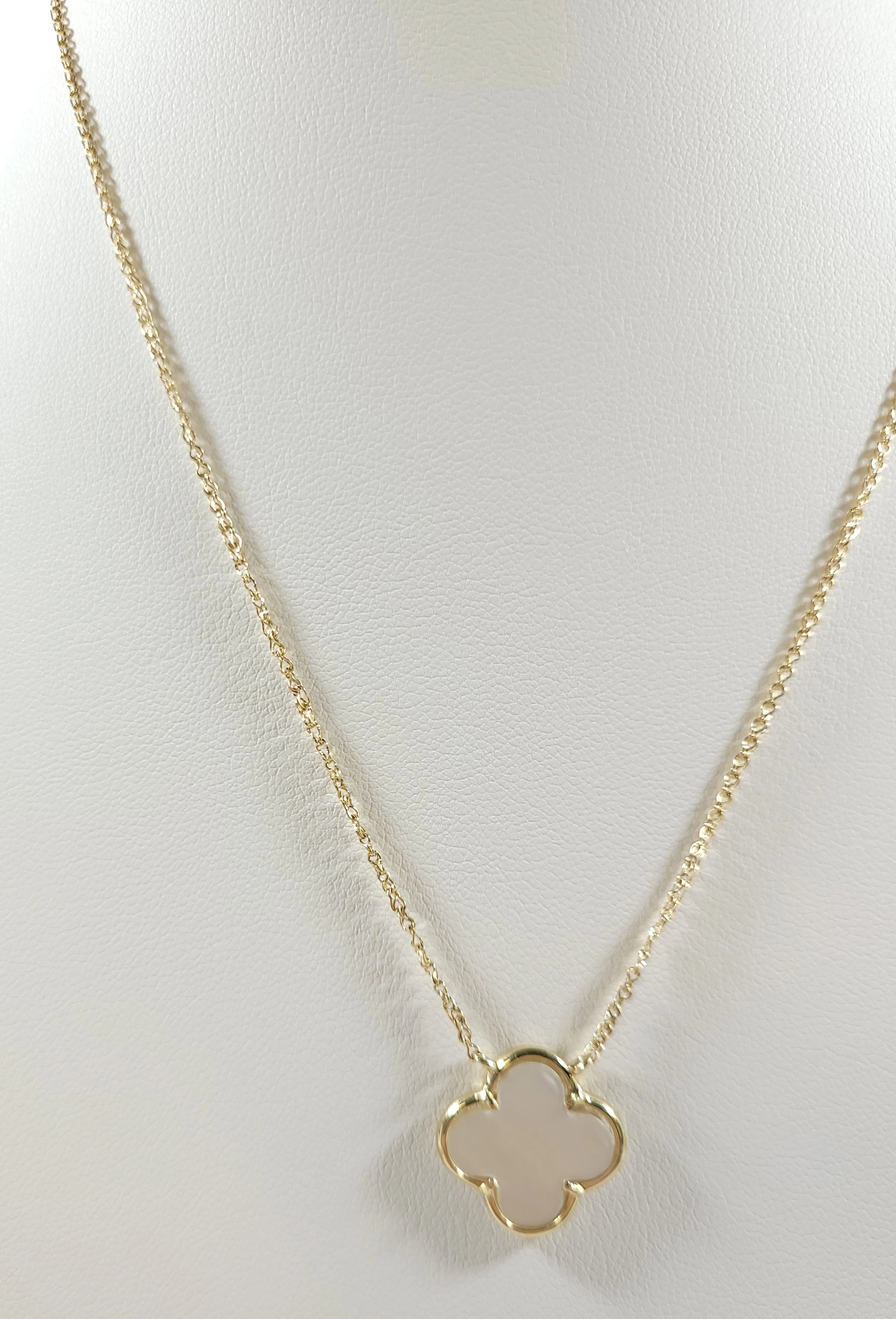 zloty-lancuszek-celebrytka-z-koniczynka-45-cm-585-338g-rodzaj-2205-2